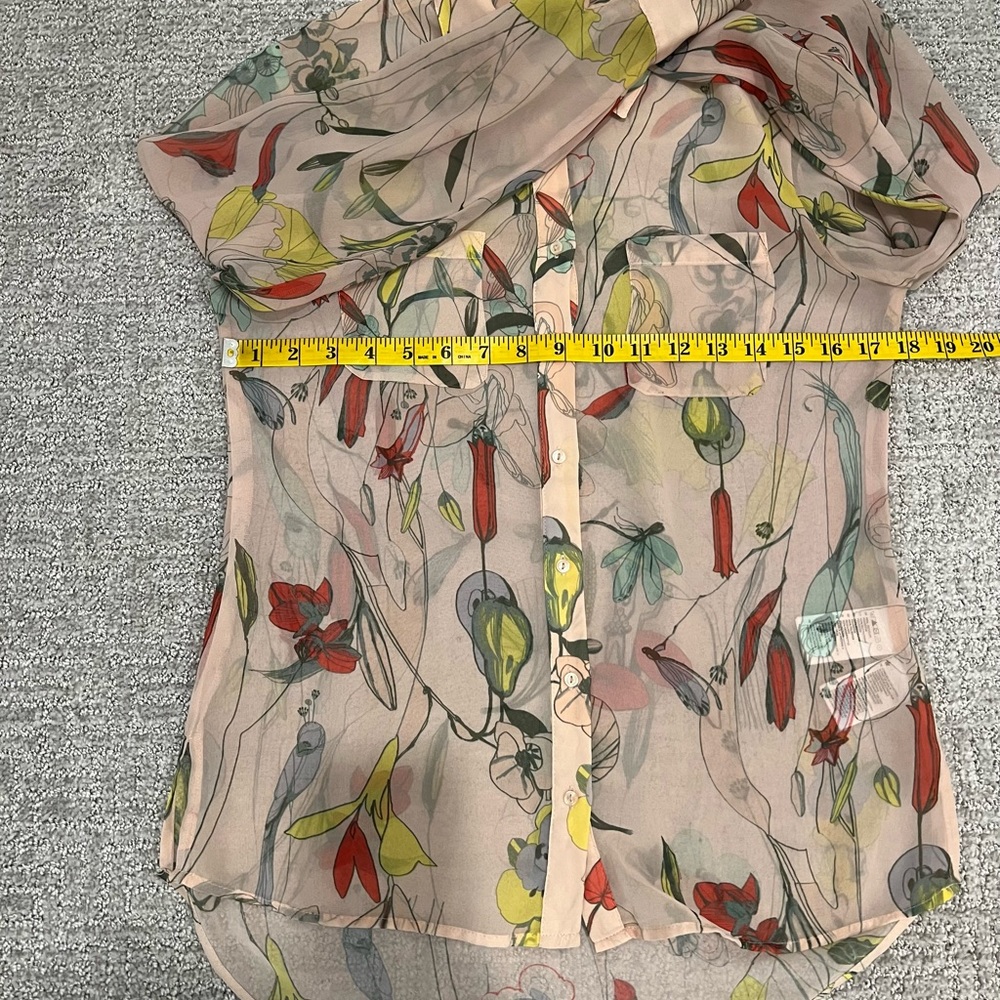 🌴 H&M Silky Floral Print Blouse And Shorts Set - Picture 6 of 14
